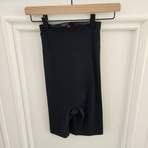 Spanx Women's Thinstincts High-Waisted Mid-Thigh Short 10006R Black Size S